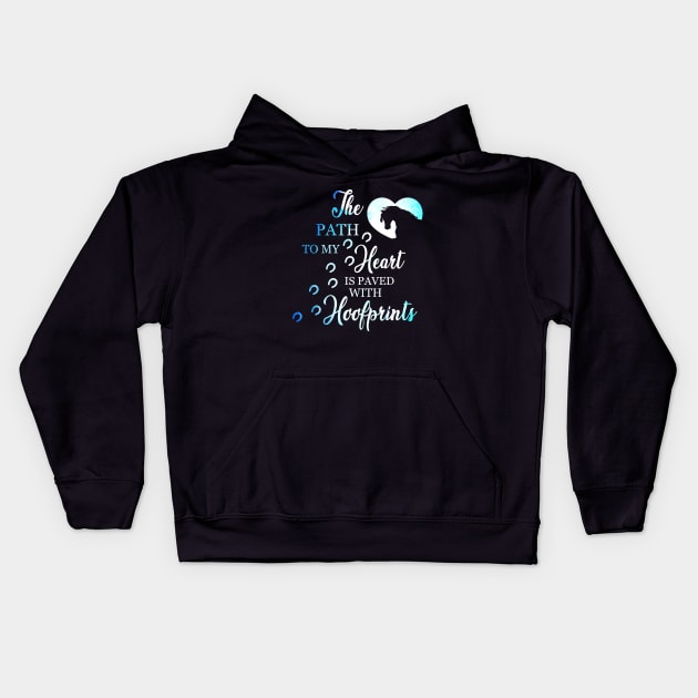 Horse Quote Kids Hoodie by Stoney09